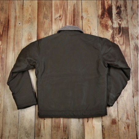 USN N1 Deck Jacket Waxed Oliv N-1 1944 Navy Pike Brothers