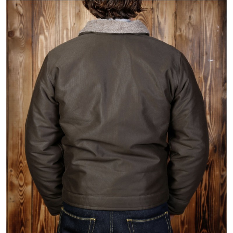 Dekjack USN N1 Deck Jacket Waxed Oliv N-1 1944...