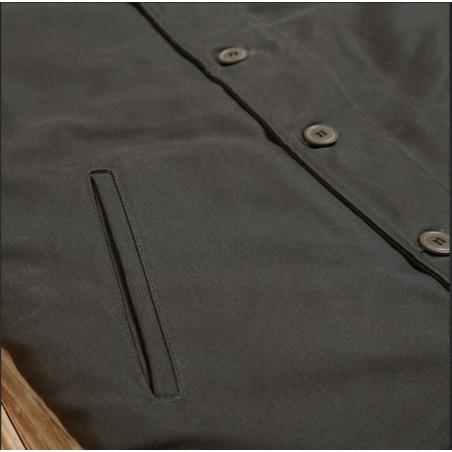 Veste de pont USN N1 Deck Jacket Waxed Oliv N-1 1944 Navy Pike Brothers