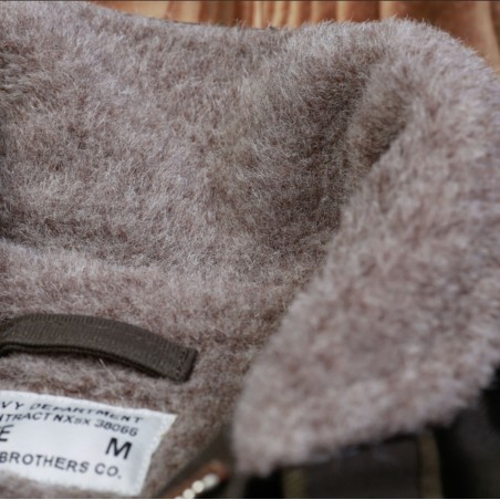 Veste de pont USN N1 Deck Jacket Waxed Oliv N-1 1944 Navy Pike Brothers