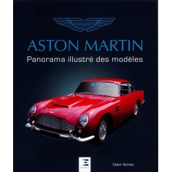 ASTON MARTIN, GEÏLLUSTREERD PANORAMA VAN DE MODELLEN