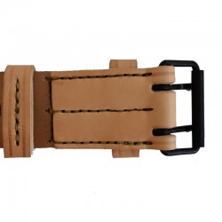 French Army Model 1945 Double-Prong Leather Belt 2