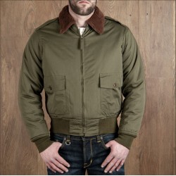 Pilotenjacke B10 – 1943 B-10 Flight Jacket olive drab –...