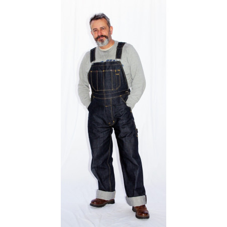 1935 Mechanic Bib Overall 11oz Indigo Blue