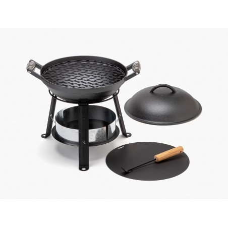 Cast Iron All-in-One BBQ - Iron Cast BBQ - Barebones Living