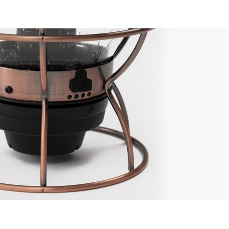 Vintage Eisenbahn LED-Laterne Tragbar USB Bronze – Railroad Lantern Barebones Living