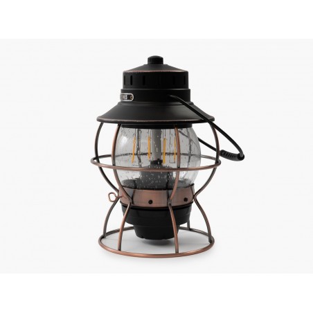 Vintage Eisenbahn LED-Laterne Tragbar USB Bronze – Railroad Lantern Barebones Living