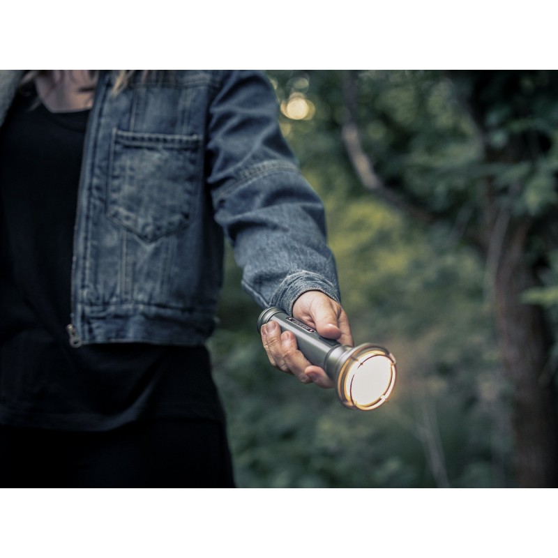 Taschenlampe grau – VINTAGE FLASHLIGHT GREY –...
