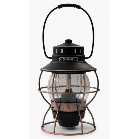 Vintage Draagbare USB LED Spoorweglamp Brons - Railroad Lantern Barebones Living