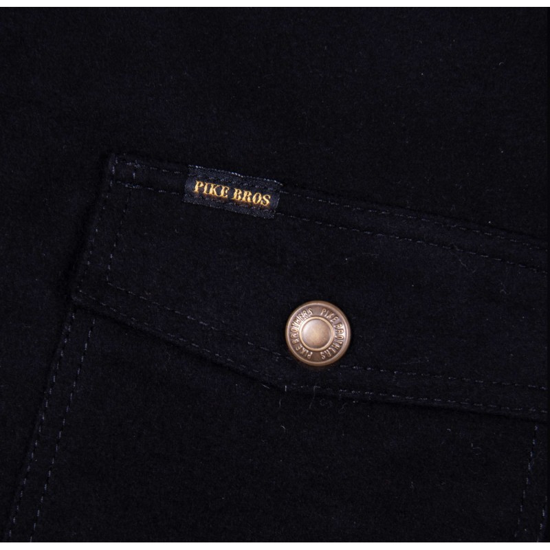 Hemd 1943 CPO Shirt Moleskin sulphur black –...