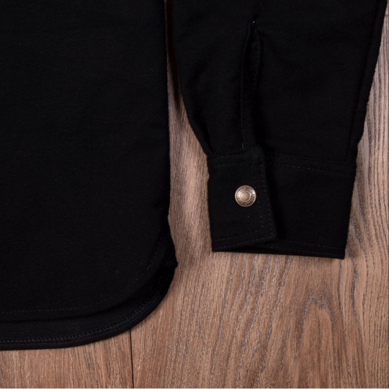 Hemd 1943 CPO Shirt Moleskin sulphur black –...