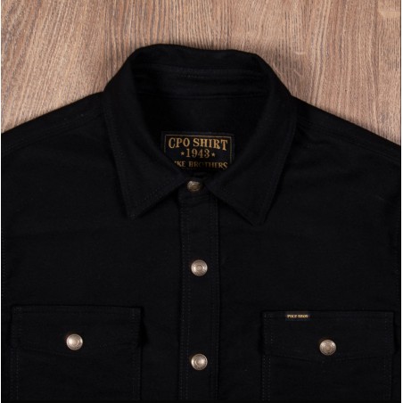 Hemd 1943 CPO Shirt Moleskin sulphur black – Pike Brothers