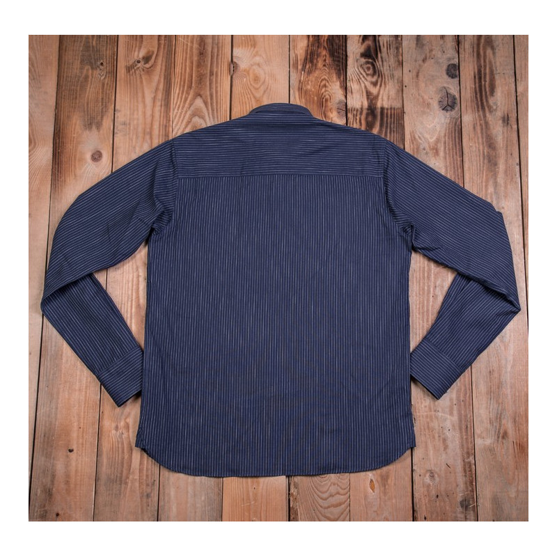 1908 Miner Shirt blau gestreift