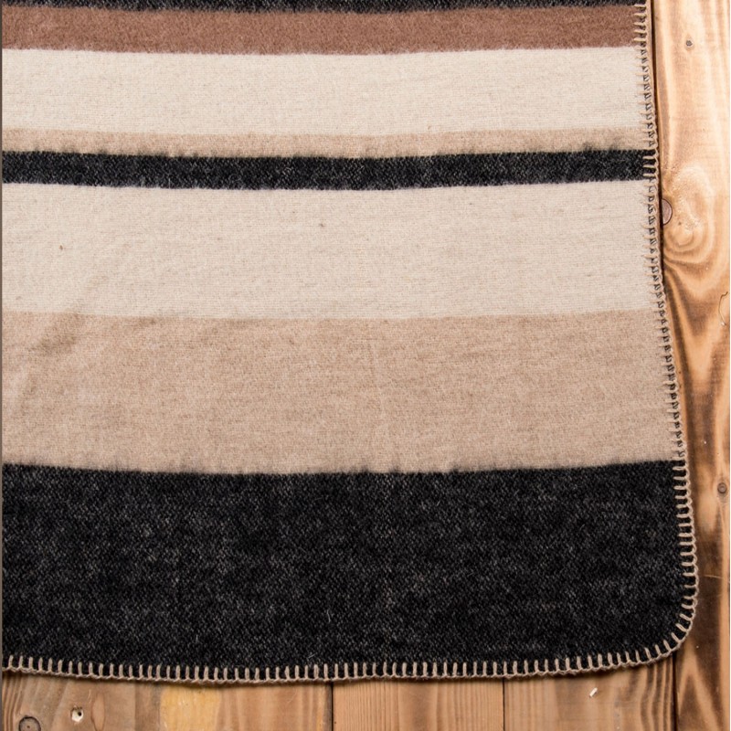 Deken Plaid 1969 Sunset wool blanket red Pike...