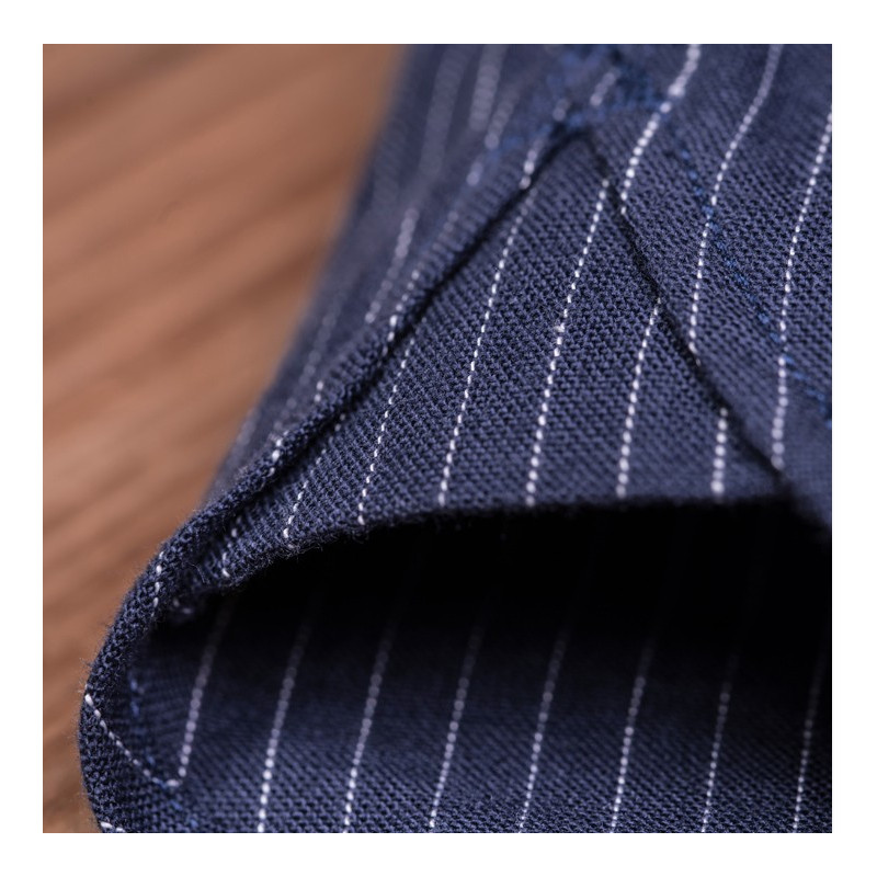 1908 Miner Shirt blue striped