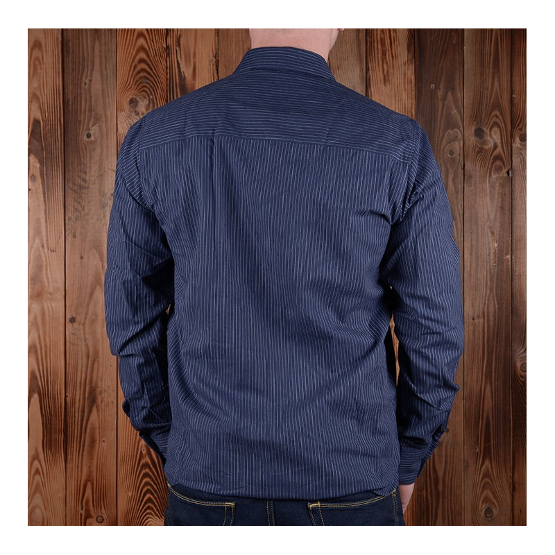 1908 Miner Shirt blue striped