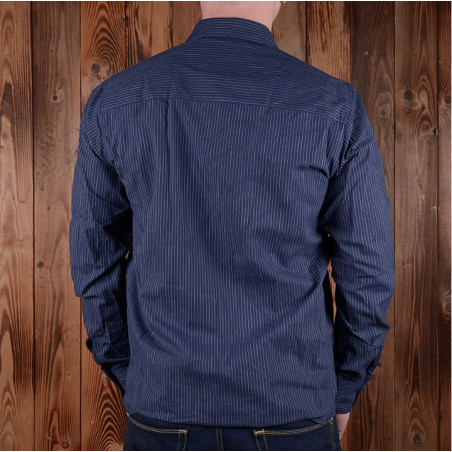 1908 Miner Shirt blue striped