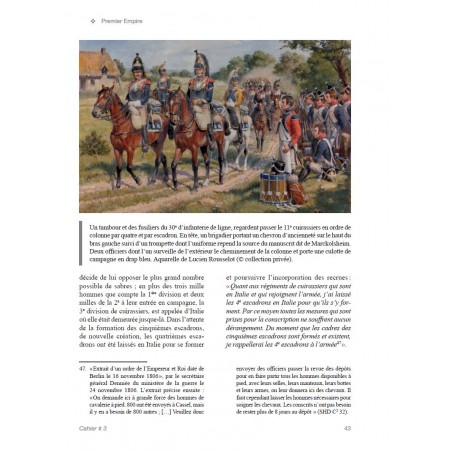 De kurassiers, Consulaat en Keizerrijk - Organisatie en slagorde