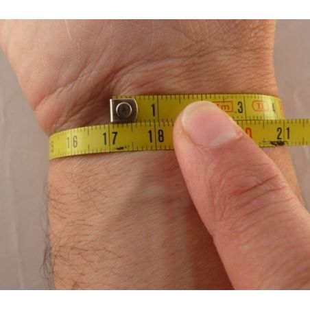 Bracelet cuir rond noir