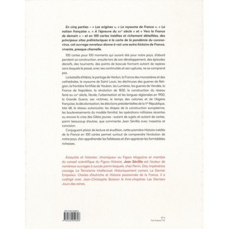 Een unieke geschiedenis van Frankrijk in 100 kaarten
