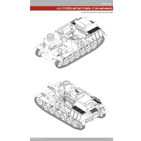 NUTS & BOLTS VOL. 44 - 15 cm S.I.G. 33 Auf Fgst. Pz.Kpfw. II, III y Sturminfanteriegeschütz 33