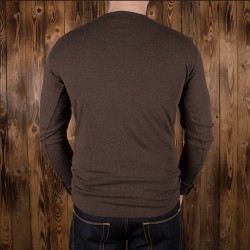 CAMISETA HENLEY 1954 UTILITY SHIRT LONG SLEEVE BROWN... 2
