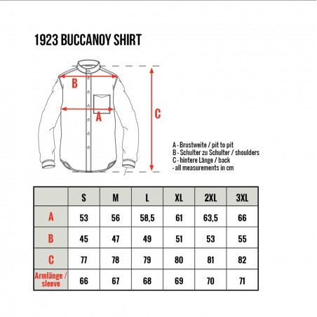 Cotton Mandarin Collar Shirt - 1923 Buccanoy Shirt Beaumont Blue - Pike Brothers