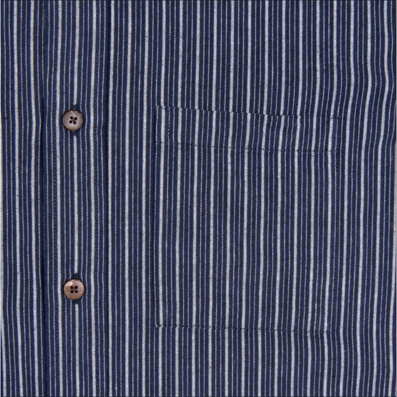Cotton Mandarin Collar Shirt - 1923 Buccanoy...