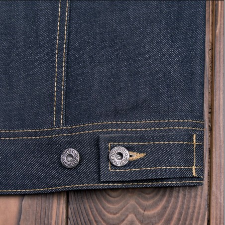 Denim gilet 1963 Roamer Vest 11oz metal - Pike Brothers