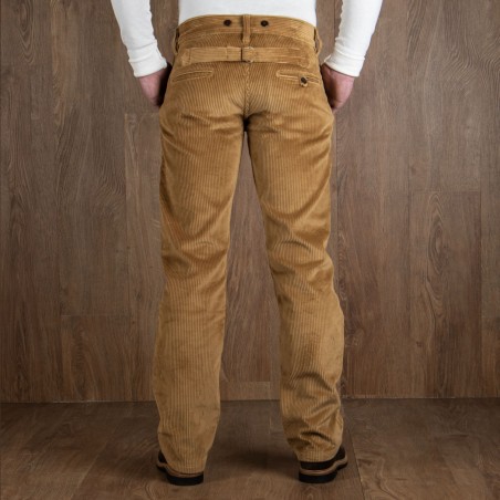 Senfgelbe Cordhose 1942 Hunting Pant Goliath Cord Mustard - Pike Brothers