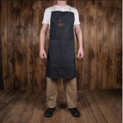 Selvedge Denim Schort 1927 Shop Apron 11oz metaal - Pike...