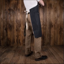 Selvedge Denim Schort 1927 Shop Apron 11oz metaal - Pike... 2