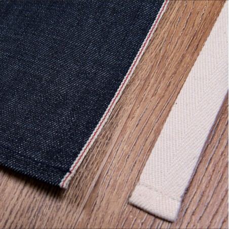 Tablier Selvedge Denim 1927 Shop Apron 11oz metal - Pike Brothers