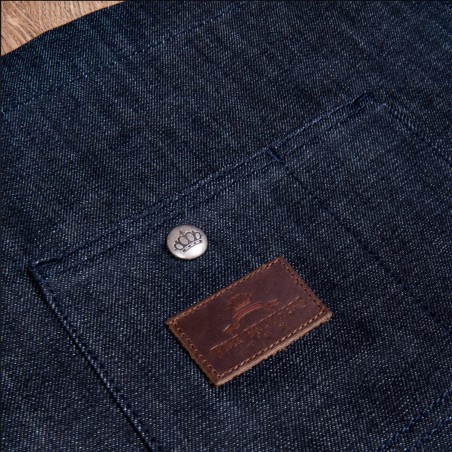 Tablier Selvedge Denim 1927 Shop Apron 11oz metal - Pike Brothers