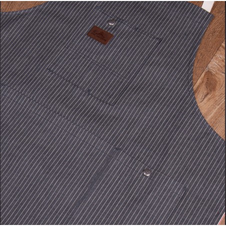 Selvedge Denim Apron 1927 Shop Apron Grey Wabash - Pike Brothers