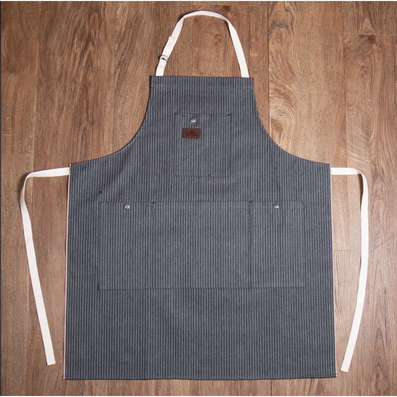 Schürze Selvedge Denim 1927 Shop Apron Grey...