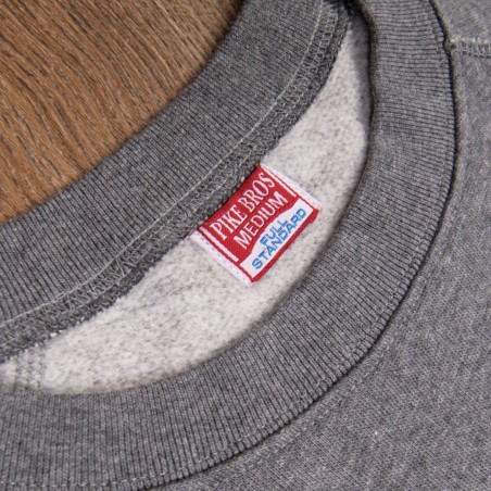 Short-Sleeve Sweatshirt 1953 Hunnicutt BJ Grey Sports Sweater - Pike Brothers