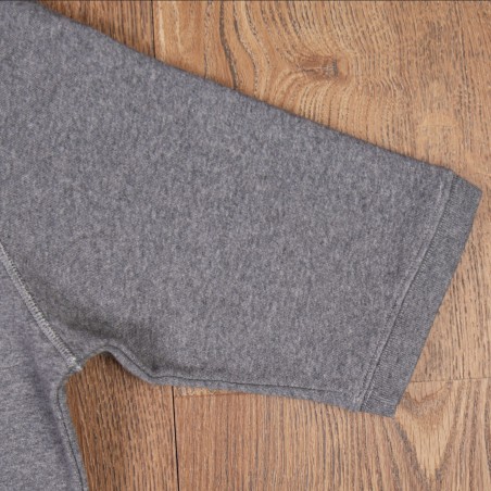 Short-Sleeve Sweatshirt 1953 Hunnicutt BJ Grey Sports Sweater - Pike Brothers