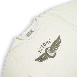T-SHIRT 100% KATOEN Turn 1 White - Kytone