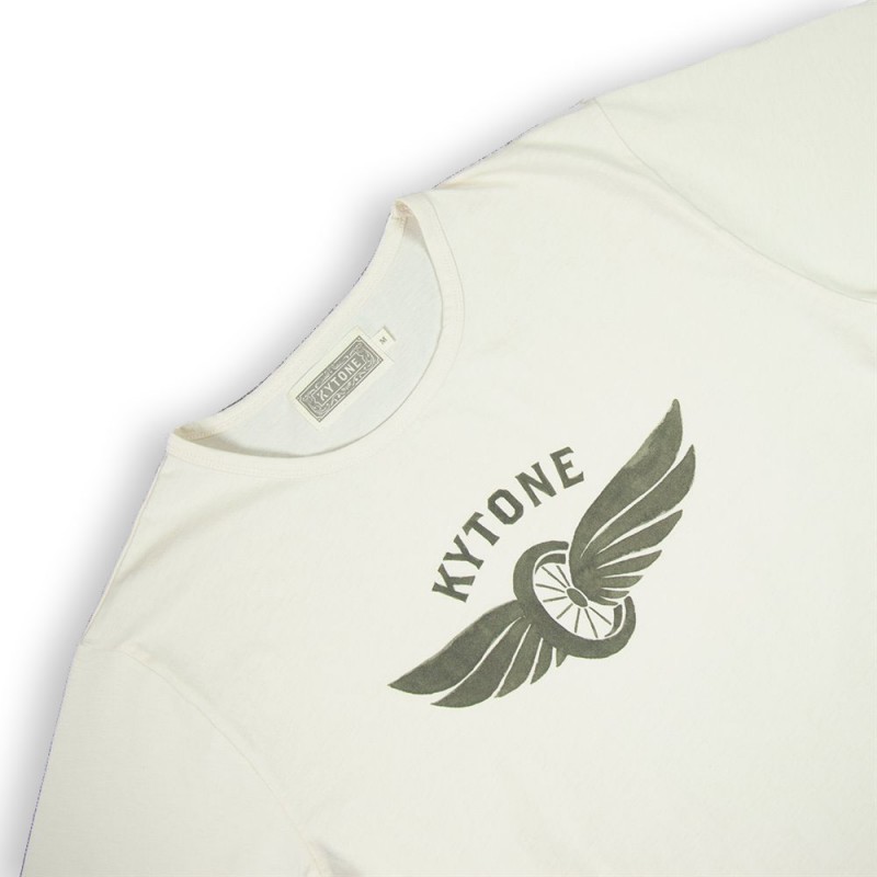 T-SHIRT 100% Cotton Turn 1 White - Kytone