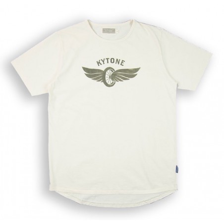 T-SHIRT 100% KATOEN Turn 1 White - Kytone