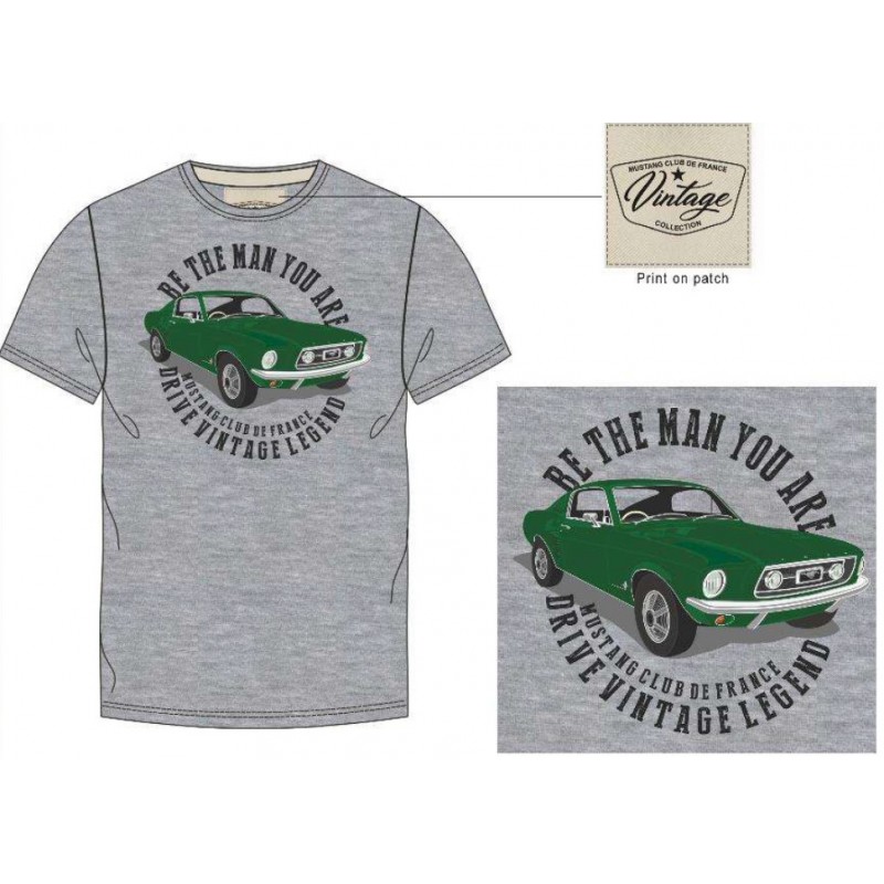 Ford Mustang Fastback T-Shirt - Mustang Club de...