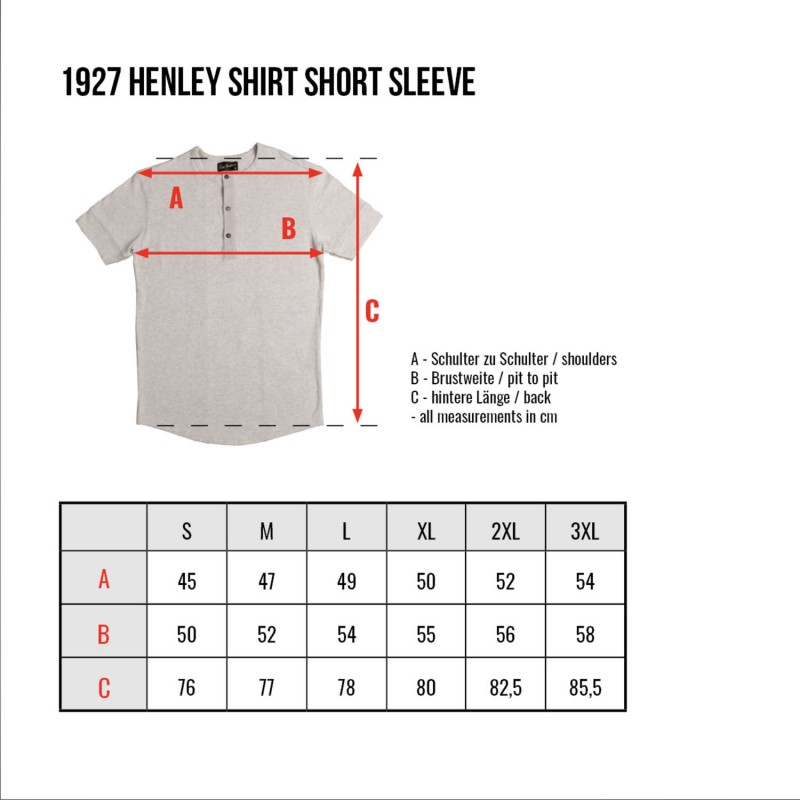 Ecru short-sleeve Henley T-shirt with placket -...