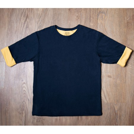Omkeerbaar Navy T-shirt 3/4 mouwen - 1965 UDT Shirt 3/4 Sleeve midnight Pike Brothers
