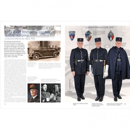 Großes illustriertes Buch über die Uniform des Gardien de la Paix und seine Geschichte