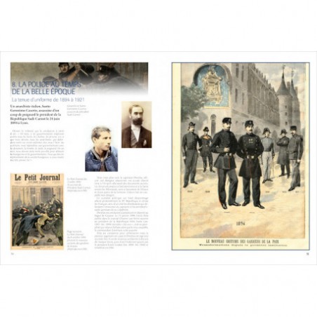 Großes illustriertes Buch über die Uniform des Gardien de la Paix und seine Geschichte