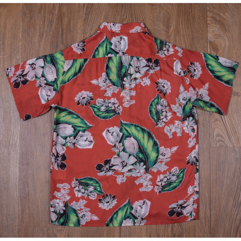 Hawaiihemd 1947 Albert Shirt Pulemoku red -...