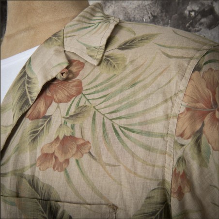 HAWAIIHEMD "VINTAGE FLOWERS" - Fleurs de Bagne