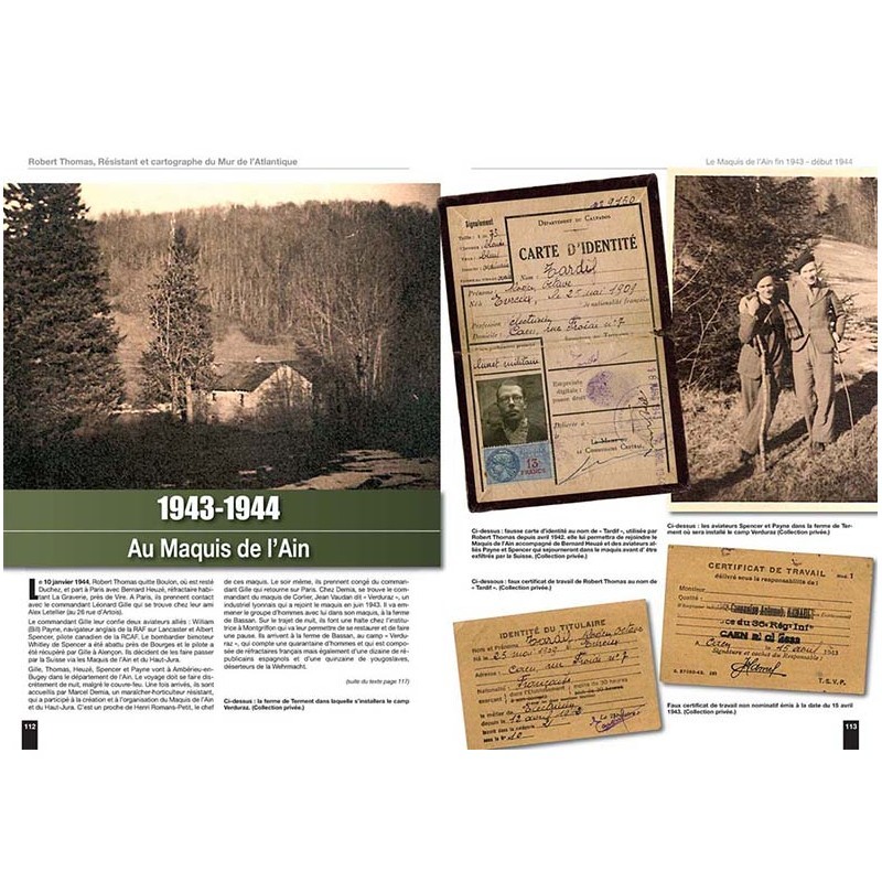 ROBERT THOMAS, RÉSISTANT ET CARTOGRAPHE DU MUR...