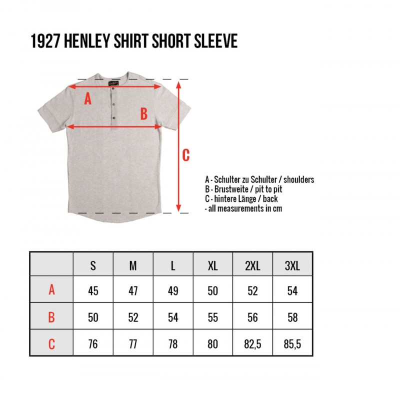 T-shirt Henley met knoopsluiting en korte...